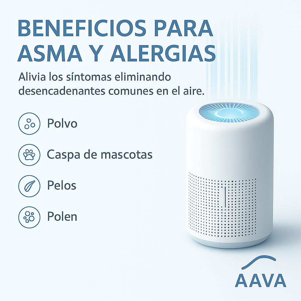 Mini Purificador AntiAlergias: Alivio real