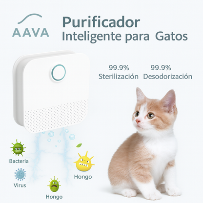 Purificador inteligente de olores para gatos: Dile adiós al mal olor