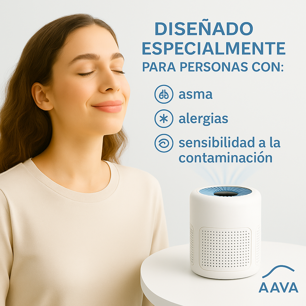 Mini Purificador AntiAlergias: Alivio real