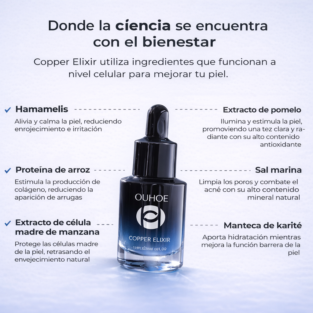 Copper Elixir: El último suero para el cuidado de la piel que necesitarás comprar.