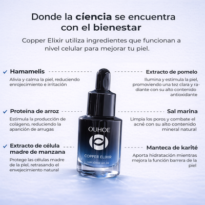 Copper Elixir: El último suero para el cuidado de la piel que necesitarás comprar.
