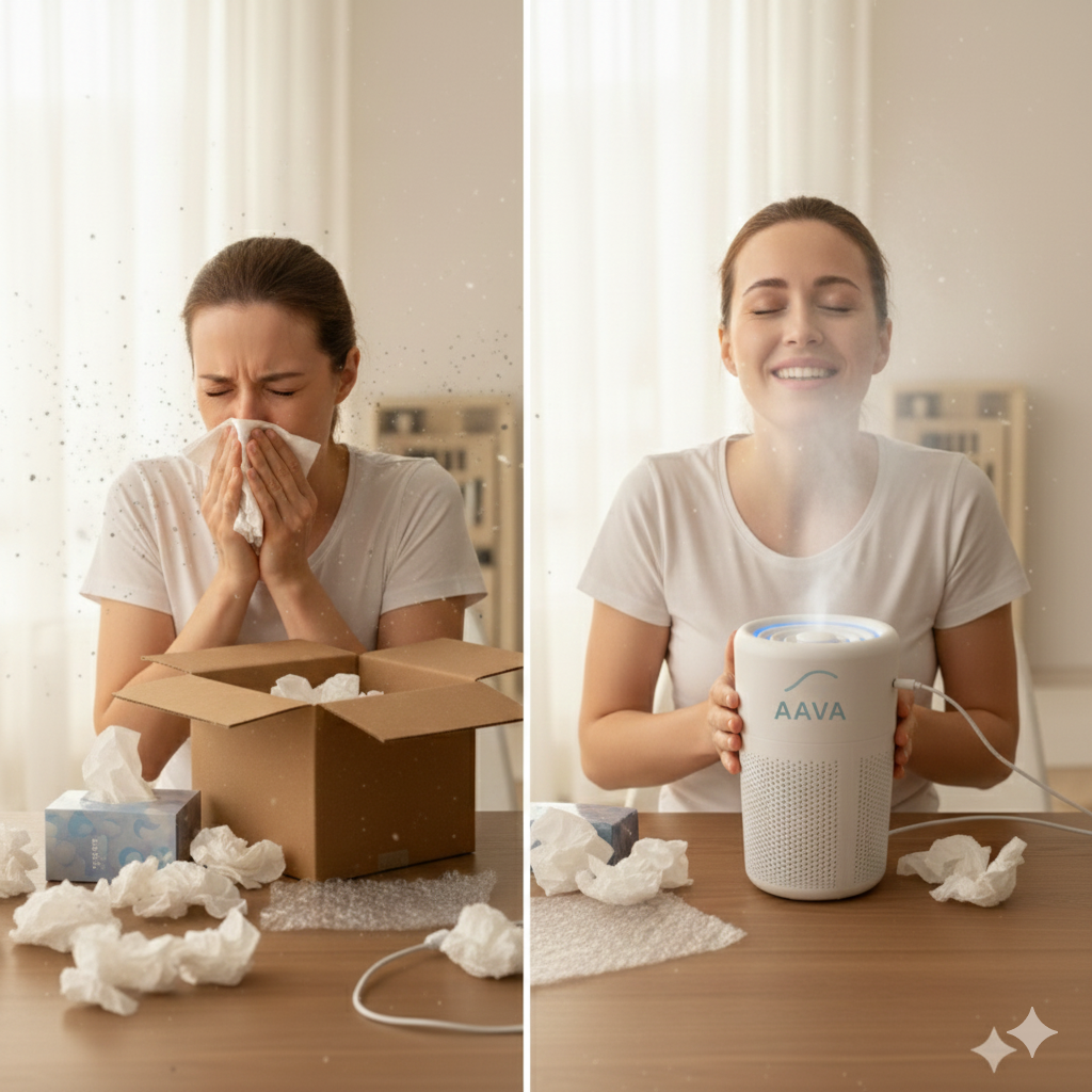 Mini Purificador AntiAlergias: Alivio real